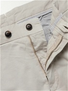 Peter Millar - Concorde Garment-Dyed Stretch-Cotton Twill Shorts - Gray