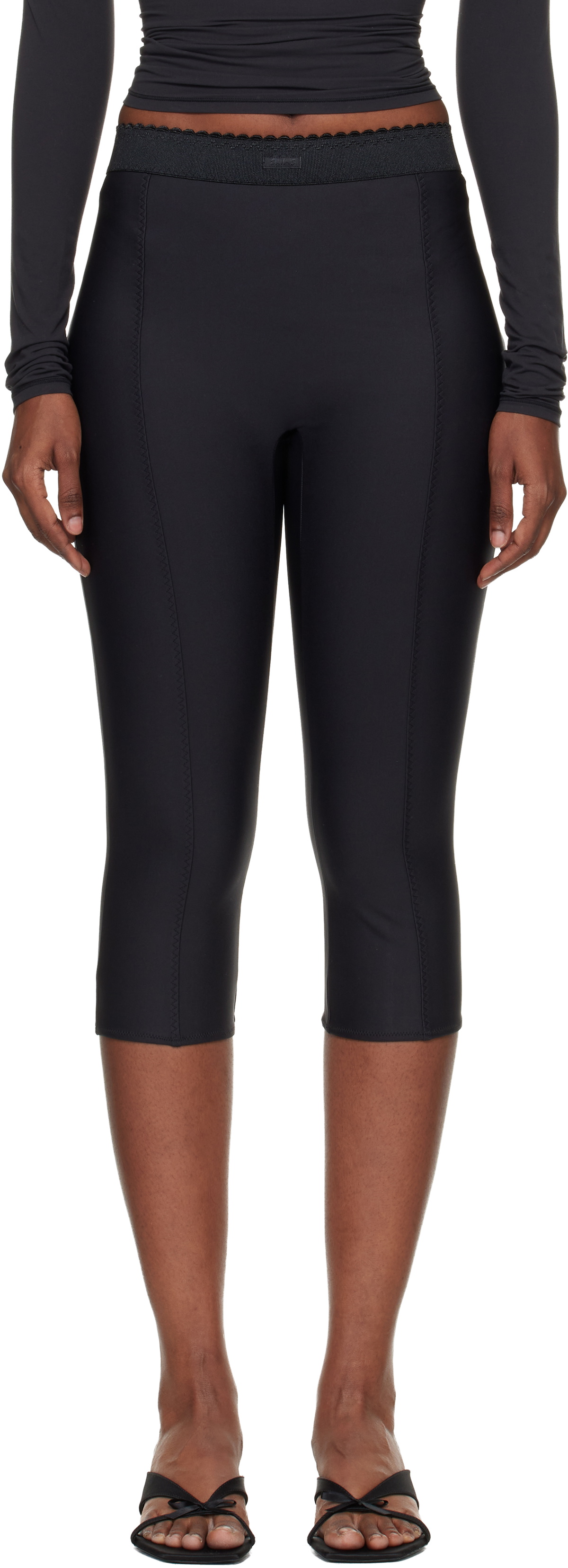 SKIMS Black SKIMS Body High-Waisted Capri Leggings