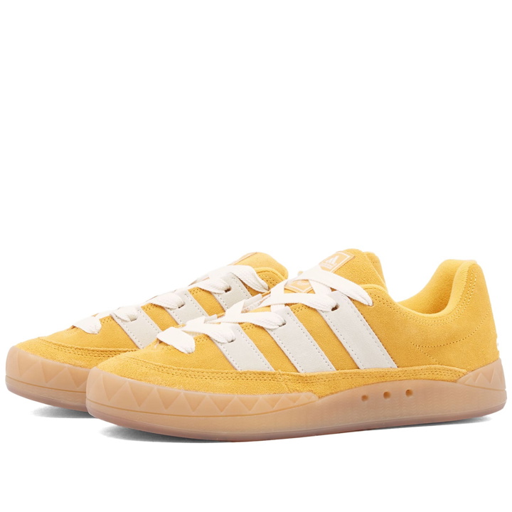 Photo: Adidas Men's Adimatic Sneakers in Preloved Yellow/Off White