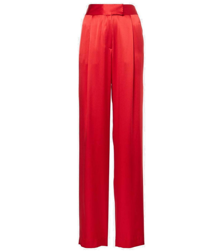 Photo: The Sei High-rise silk satin wide-leg pants