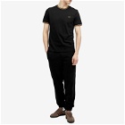 Fred Perry Men's Twin Tipped T-Shirt in Black/Warm Stone