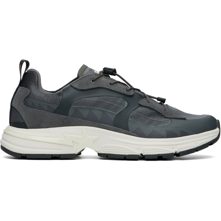 Photo: BAPE Gray Kazuki Kuraishi Edition Shark STA Sneakers