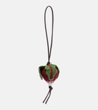 JW Anderson Radish knitted bag charm