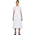 Sara Lanzi White Gathered Dress