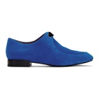 3.1 Phillip Lim Blue Suede Square Lace-Up Loafers