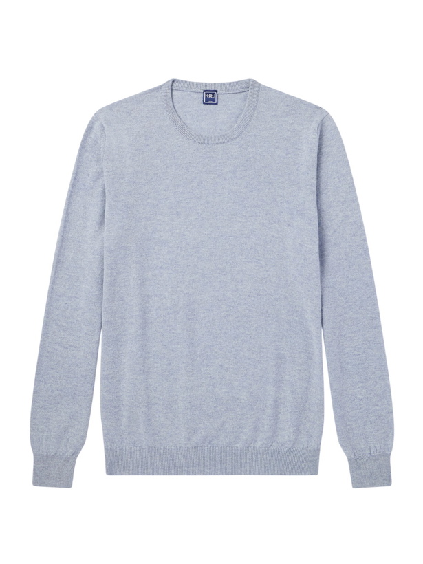 Photo: FEDELI - Cashmere Sweater - Blue