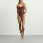 TALA Women's Contrast Underwired Swimsuit in Deep Rust