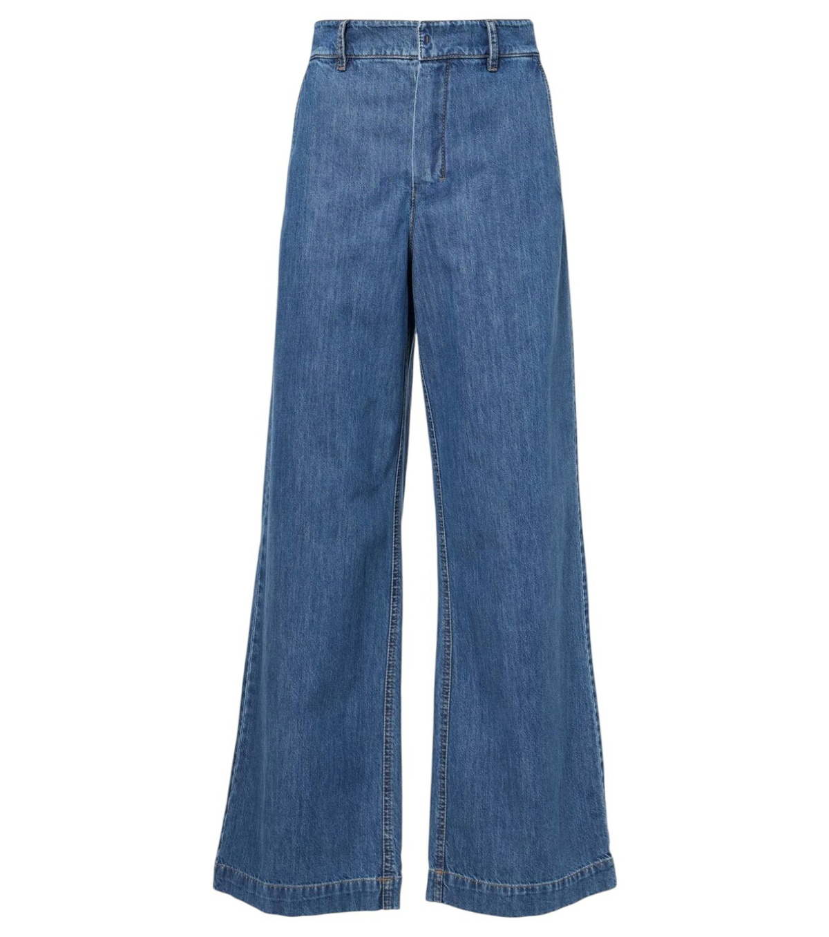 VIP【関税送料無料】希少 S MAX MARA BLUE COTTON POLLY JEANS S Max Mara Bjono Buono wide-leg jeans S Max Mara