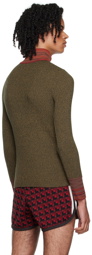 Wales Bonner Khaki Fusion Turtleneck