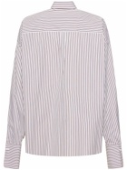 DOLCE & GABBANA Oversized Striped Poplin Shirt