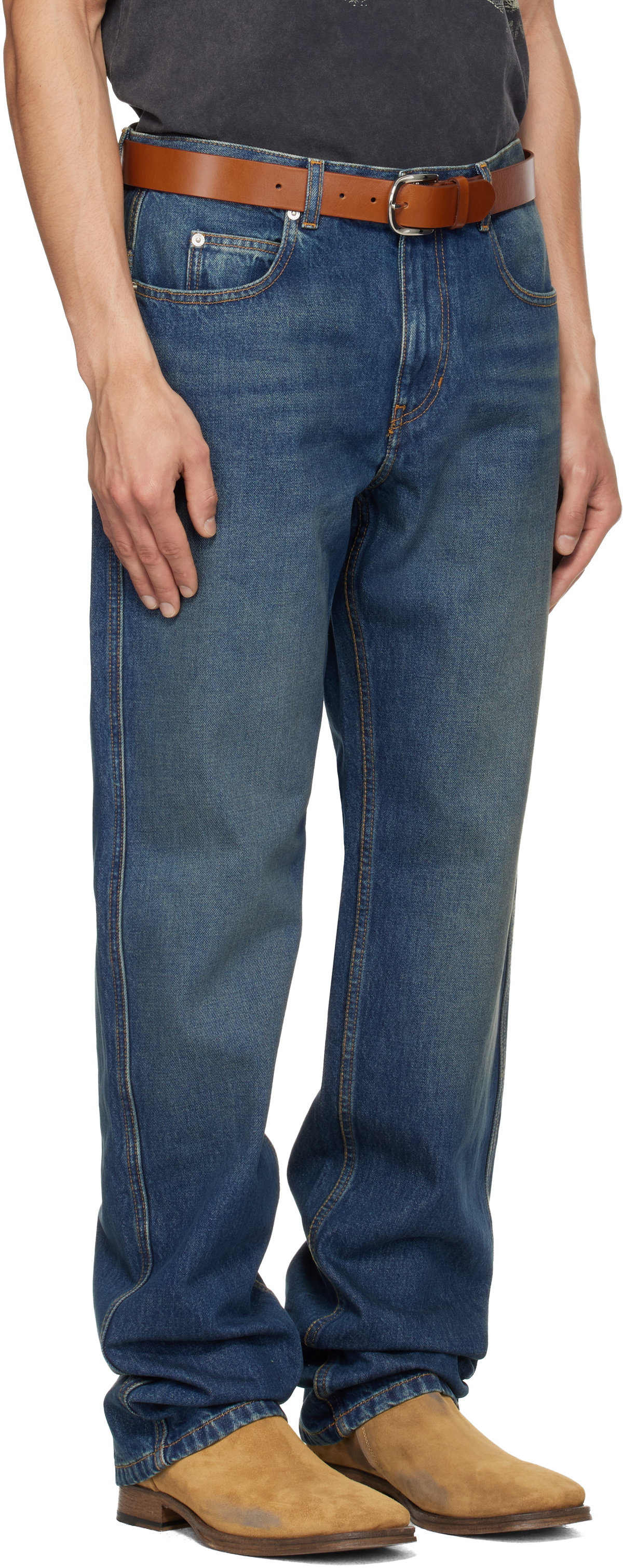 Isabel Marant Blue Lewys Jeans