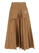Sacai X Carhartt Wip Cargo Pleated Midi Skirt
