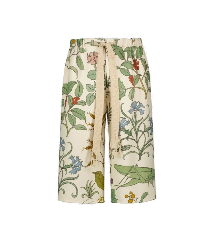 Photo: Loewe - Floral printed drawstring shorts
