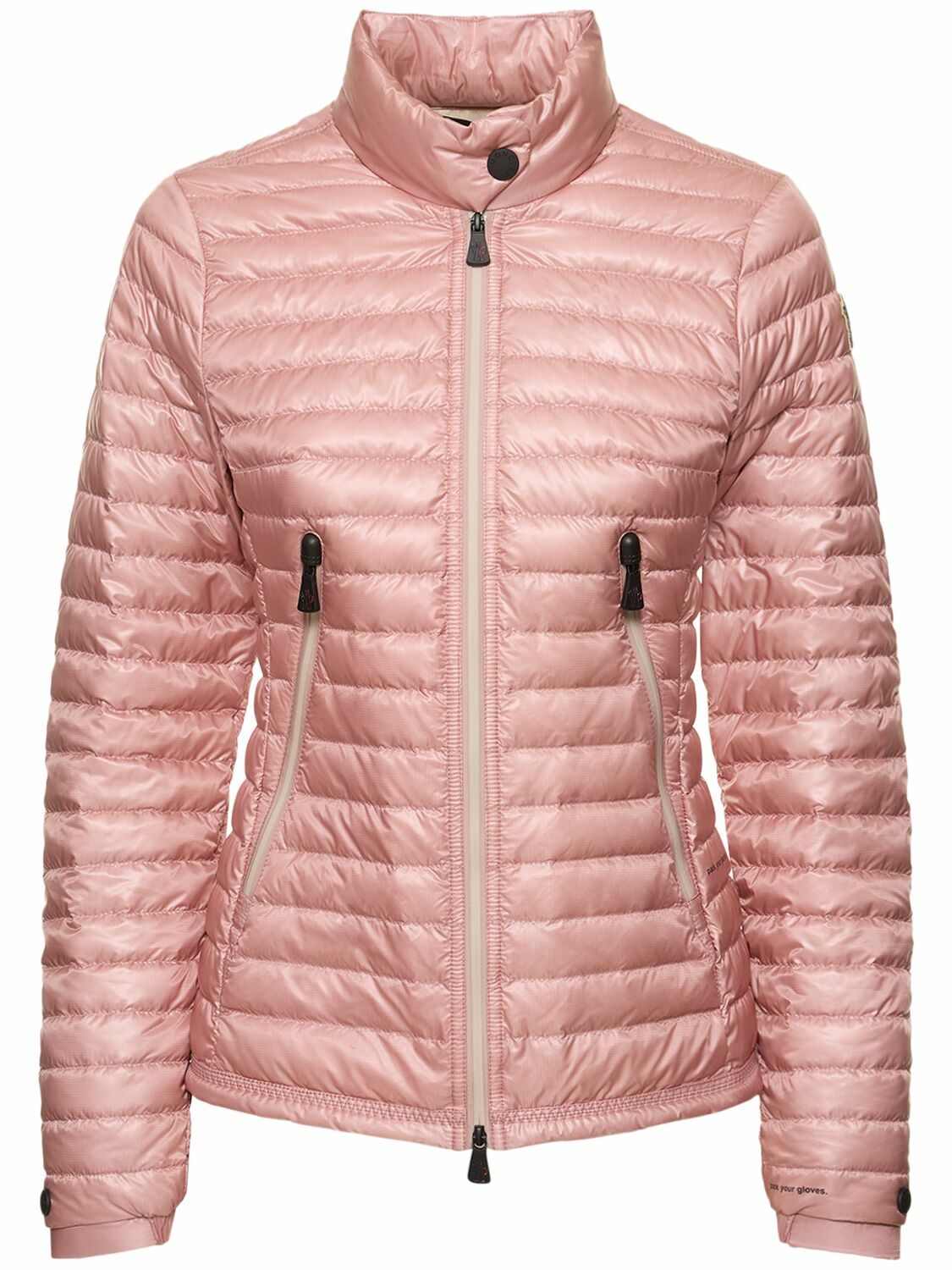 Moncler Grenoble: White Iridescent Tellier Jacket