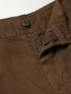 Polo Ralph Lauren - Tapered Linen and Cotton-Blend Trousers - Brown