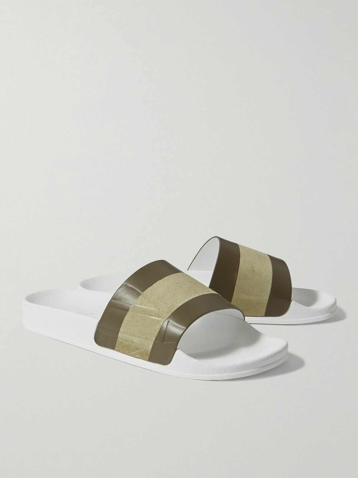 Frescobol Carioca - Humberto Striped Debossed Leather and