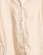 120% Lino Womens Playsuit in Beige