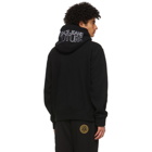 Versace Jeans Couture Black Warranty Half-Zip Hoodie