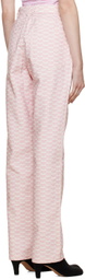 BONBOM Off-White & Pink Noh Jeans