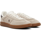 Polo Ralph Lauren Beige Bedford Suede Sneakers