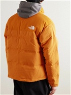 The North Face - 1992 Nuptse Logo-Embroidered Quilted Ripstop Recycled-Down Jacket - Orange