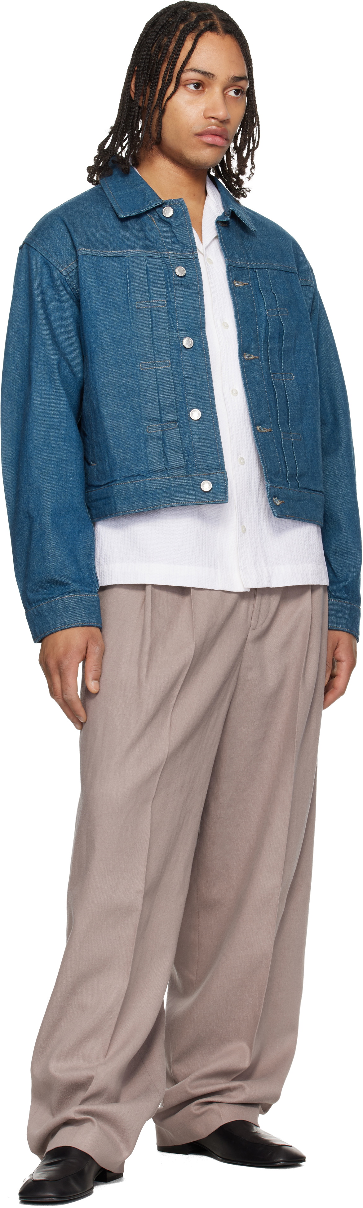Hugo Blue Logo Patch Denim Jacket