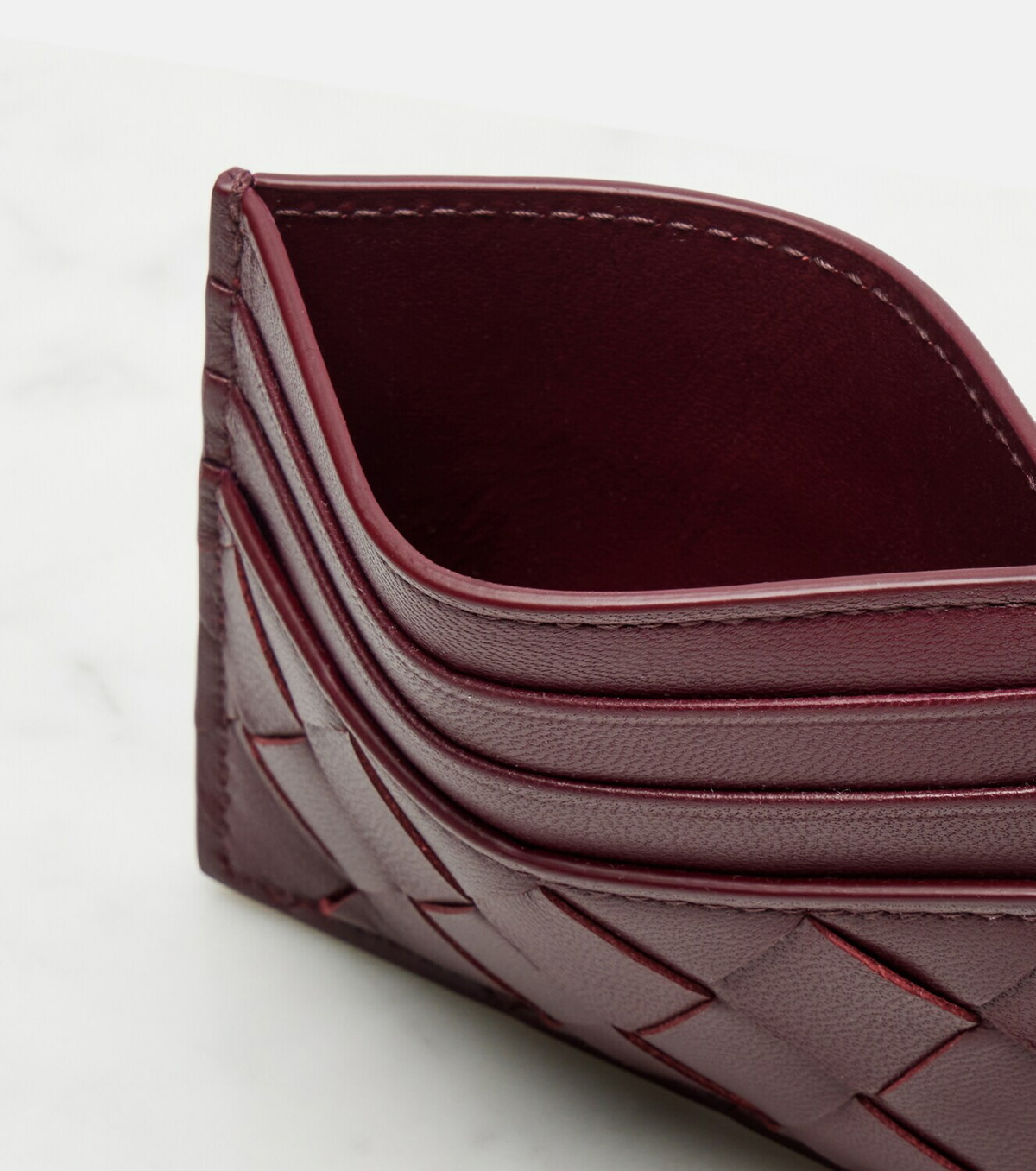 Bottega Veneta Intrecciato leather card holder
