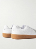 Blue Blue Japan - Suede-Trimmed Leather Sneakers - White