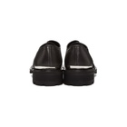 Alexander McQueen Black Pebble-Grained Derbys