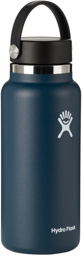 Hydro Flask Navy Wide Mouth Bottle, 32 oz