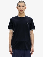 Fred Perry T Shirt Blue   Mens