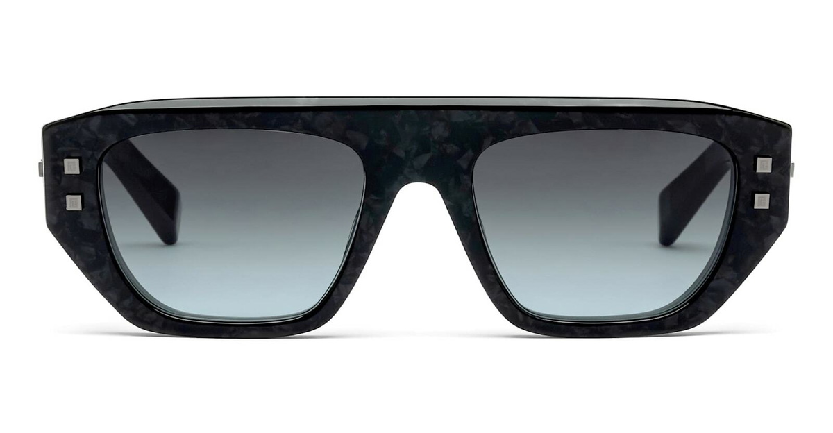 Balmain Colonel - Rose Gold / Brown Swirl Sunglasses Balmain