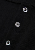 Aurélien Wool Polo Shirt Black