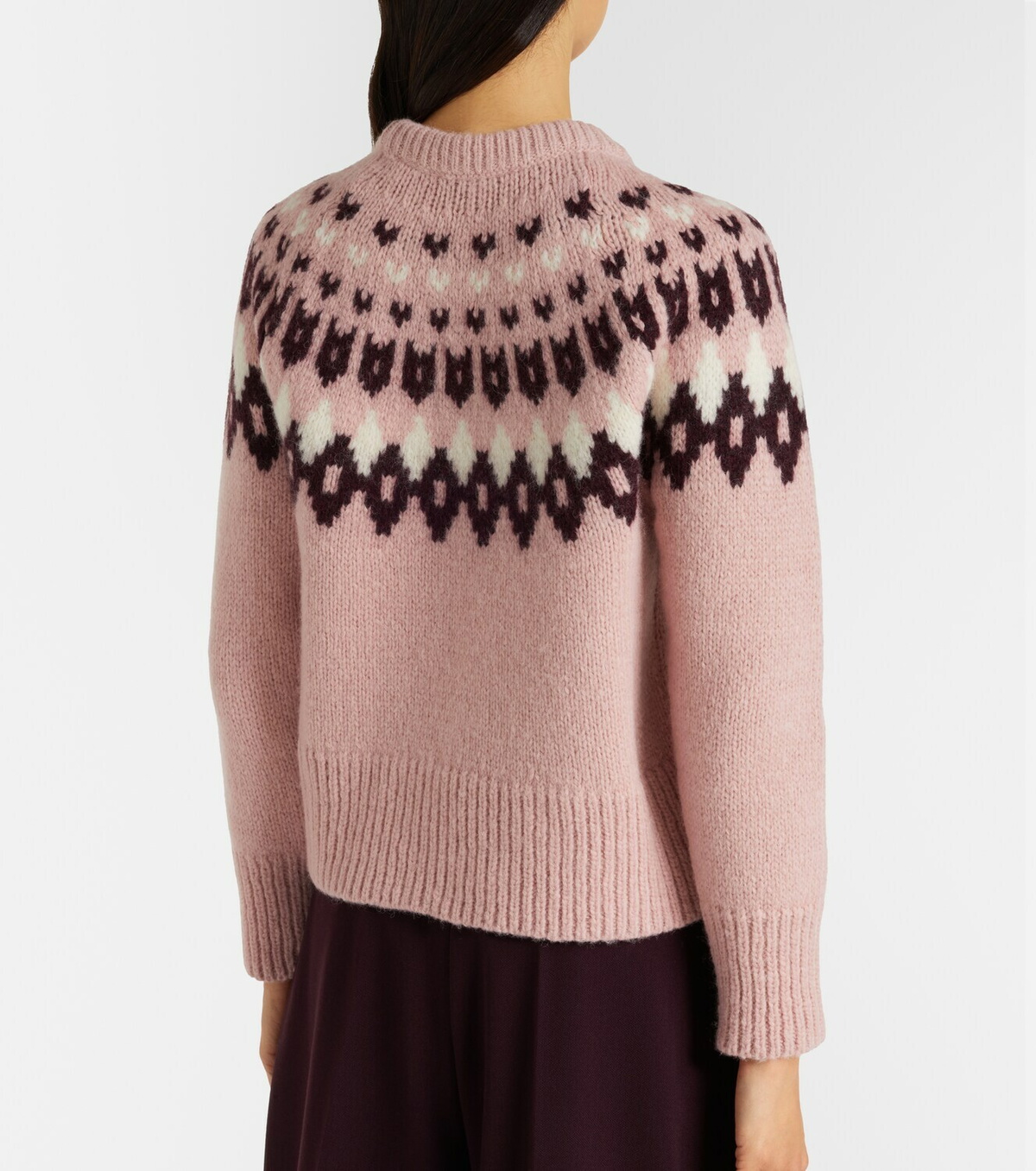 Veronica Beard Anne Fair Isle wool-blend sweater