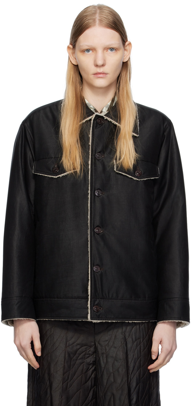 UMBER POSTPAST Brown Collared Jacket