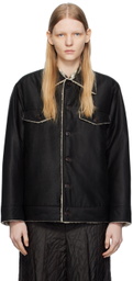 UMBER POSTPAST Brown Collared Jacket