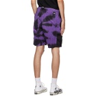 Neighborhood Purple and Black Gramicci Edition Tie-Dye Shorts