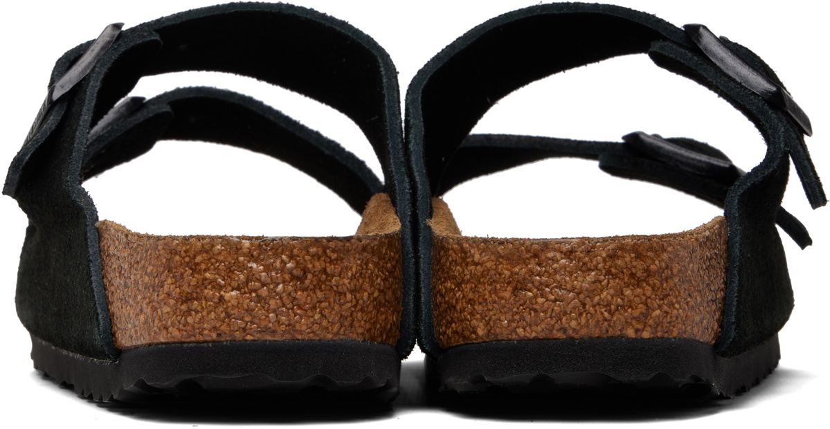 Birkenstock Black Narrow Arizona Soft Footbed Sandals
