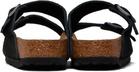 Birkenstock Black Narrow Arizona Soft Footbed Sandals