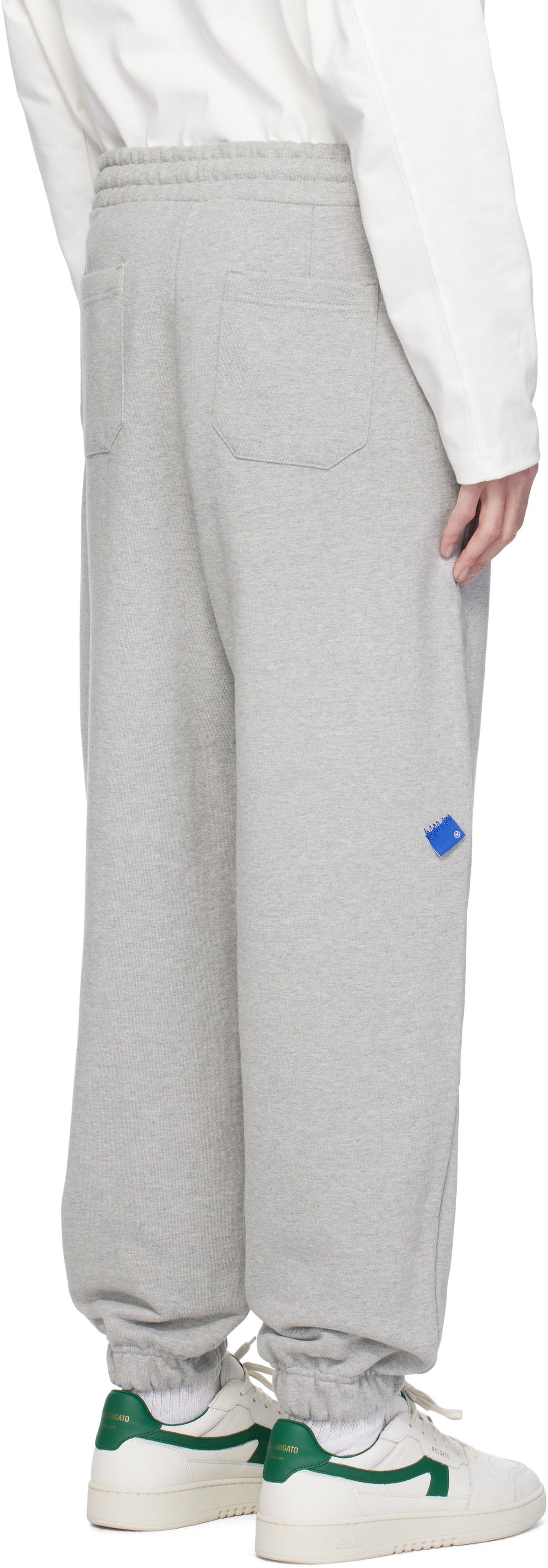 ADER error Gray Sig; TRS Tag 01 Sweatpants