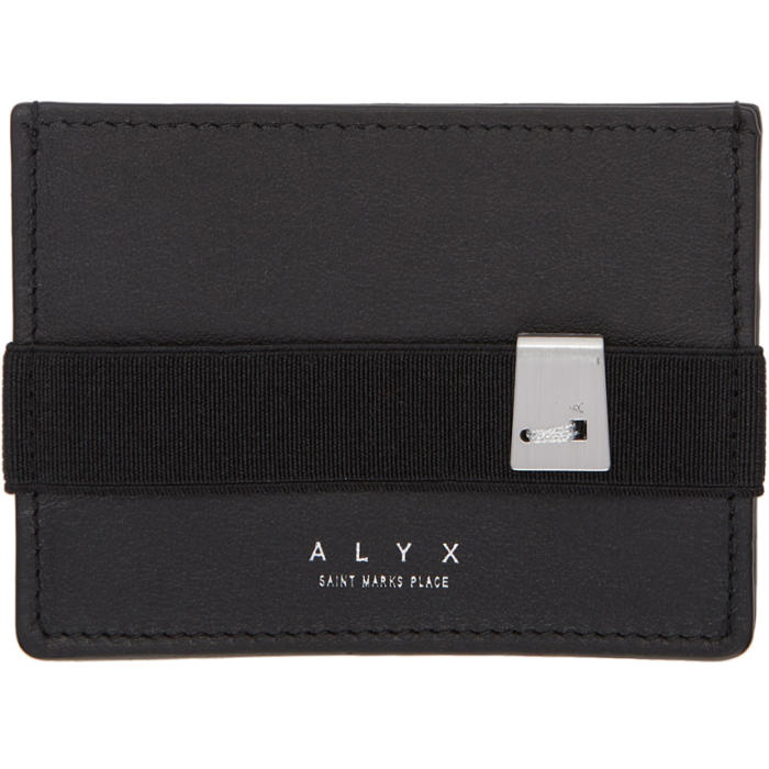 Photo: Alyx Black Leather Card Holder
