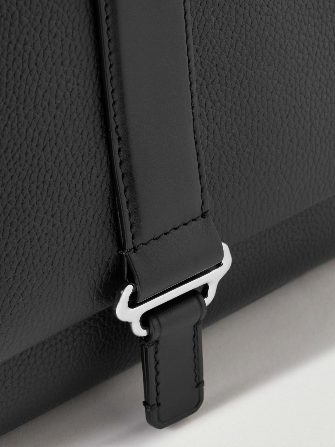 Dunhill - 1893 Harness Flap Full-Grain Leather Messenger Bag