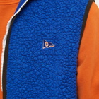 Drake's Men's Boucle Wool Fleece Vest in Blue