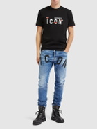 DSQUARED2 - Icon Printed Cool Guy Jeans