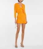 LoveShackFancy Bartlette crinkled minidress
