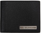 Balenciaga Black BB Plate Wallet