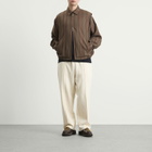 Merely Made Men's Fringe Check Jacket in Brown