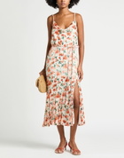 Alice + Olivia Womens Midi dress in Orange