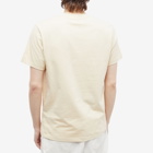 AMI Men's Tonal Small A Heart T-Shirt in Vanilla