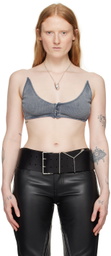 Y/Project Blue Invisible Strap Bralette